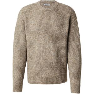 JACK & JONES Trui 'JJGRADY'  beige gemêleerd