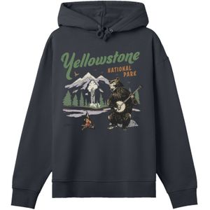 F4NT4STIC Sweatshirt 'US National Parks '  gemengde kleuren / zwart