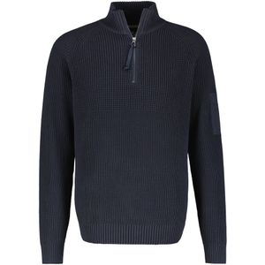 Lerros - Schipperstrui - Classic Navy - Gebreide Troyer - Grof Geribbeld