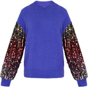 IZIA Trui  blauw / gemengde kleuren