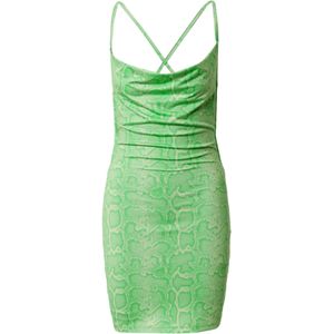 VIERVIER Cocktailjurk 'Nelly'  groen / lichtgroen