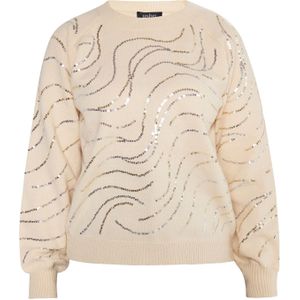 usha - BLACK LABEL - Gebreide Trui - Met Pailletten