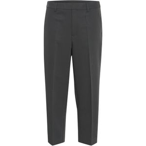 Kaffe - KA Sakura - Capri Broek - Antraciet - Gerecycled Materiaal - High Waist