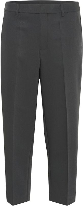 Kaffe - KA Sakura - Capri Broek - Antraciet - Gerecycled Materiaal - High Waist