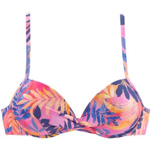 VIVANCE Bikinitop  navy / lavendel / lichtoranje / lichtroze