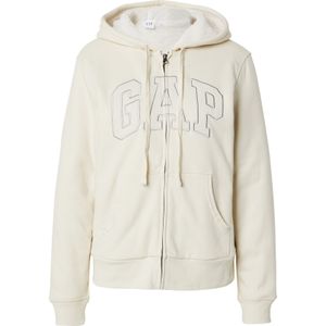 GAP Sweatvest 'HERITAGE'  lichtbeige / lichtgrijs