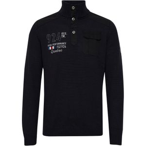 FQ1924 Trui 'ERLONG'  grijs / zwart / wit