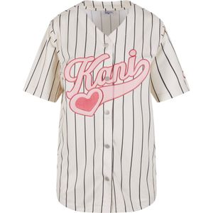 Karl Kani Blouse  rosa / pitaja roze / zwart / wit