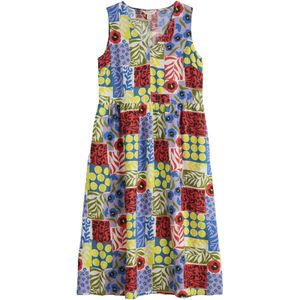 Seasalt Cornwall Jurk 'Lowland Heather' '  blauw / lichtgeel / lila / rood