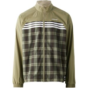 ADIDAS ORIGINALS Tussenjas  donkerbruin / olijfgroen / donkergroen / wit