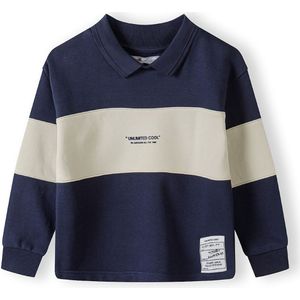 MINOTI Sweatshirt  beige / donkerblauw