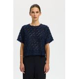 SELECTED Blouse  marine