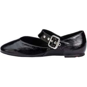 LLOYD Ballerina met riempjes  zwart