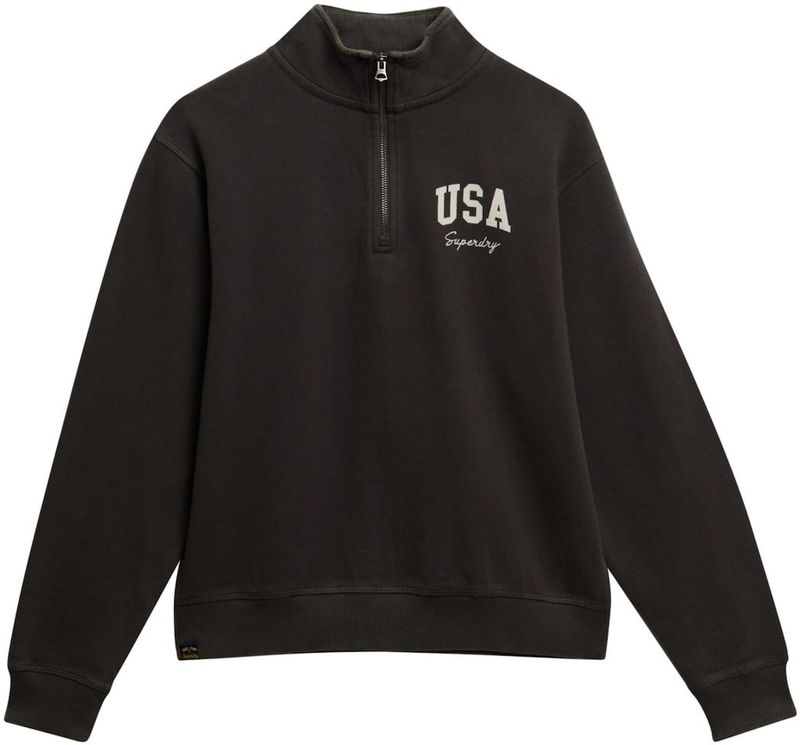 Superdry - Athletic Essentials - Dames Sweatshirt - Halve Rits