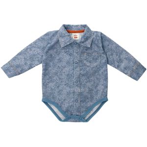 Makoma Rompertje/body  blauw gemêleerd