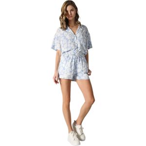 Colin's Broek  lichtblauw / wit