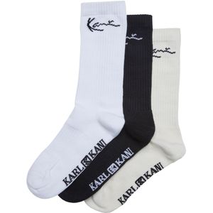 Karl Kani Sokken  lichtbeige / zwart / wit