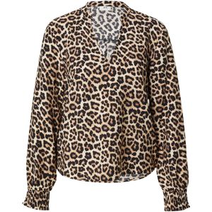 JDY Blouse 'JDYPEPPER'  beige / bruin / zwart