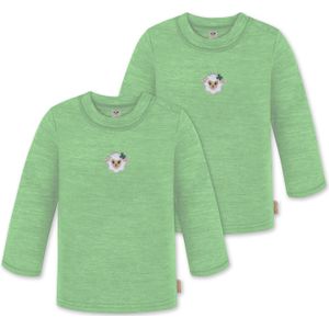 normani Shirt 'Taupo'  beige / groen / appel / wit