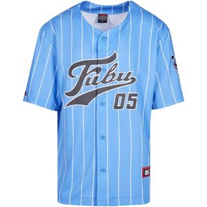 FUBU Overhemd 'Fubu Varsity'  lichtblauw / antraciet / wit