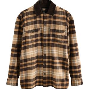 Next Overhemd  bruin / lichtbruin / natuurwit