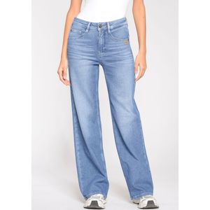 Gang - Jeans '94Amelie' - Blauw Denim - Wide Leg - Mid Waist