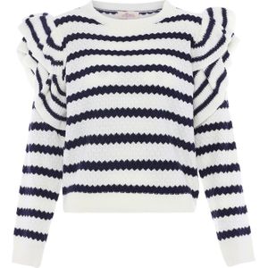 aleva Trui  marine / wolwit