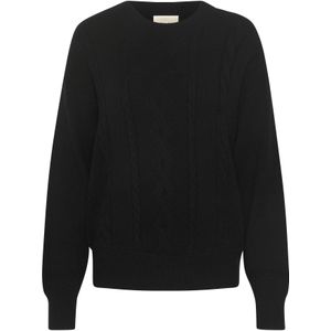 Cream Trui 'Dela'  zwart