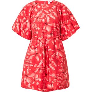 & Other Stories Jurk  rood / bordeaux / wit