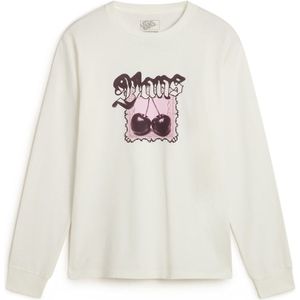 VANS Shirt 'Cherrylace'  aubergine / rosé / wit