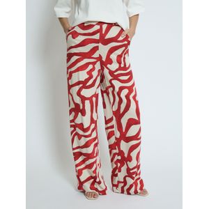 minus Broek 'Jassie'  rood / wit