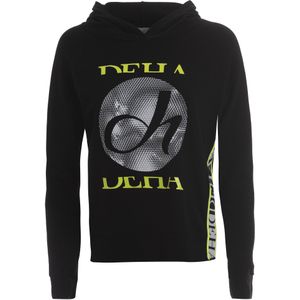 DEHA Sweatshirt  grijs / appel / zwart