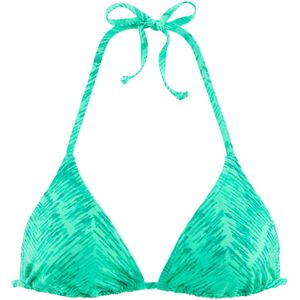 Look - Triangelbikini - Groen Gedessineerd - Zonder Beugels