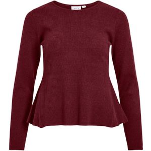 VILA Trui 'VIMable'  wijnrood