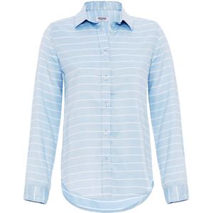 Moxx Paris Blouse  blauw / wit