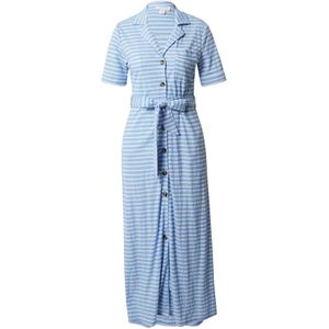 Warehouse Jurk  lichtblauw / wit