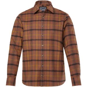STHUGE Overhemd  kastanjebruin
