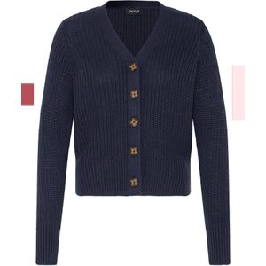 Oxmo Gebreid vest ' OXFKANNA '  donkerblauw
