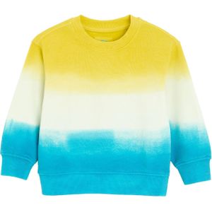 Cool Club Sweatshirt  lichtblauw / mosterd / wit