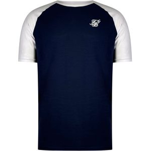 SikSilk Shirt  navy / wit