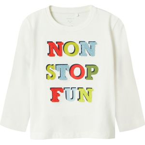 NAME IT Shirt  lichtgroen / rood / wit