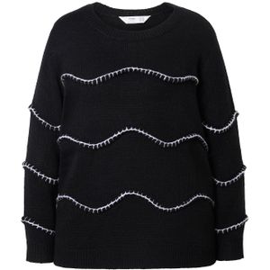 Angel of Style Trui  zwart / wit