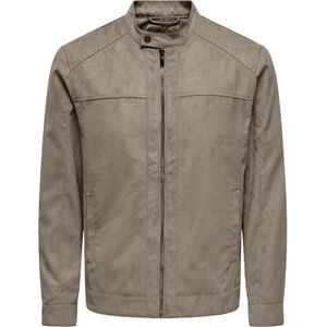 Only & Sons - MIKE - Herenjack - Effen - Leerlook - Regular Fit