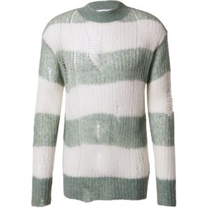 ABOUT YOU Limited Trui 'Leo'  jade groen / wit