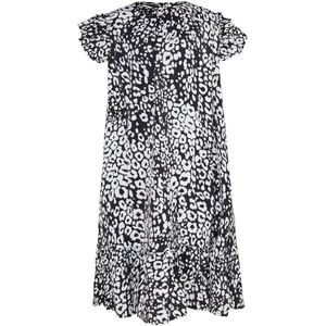 faina Jurk  zwart / wit