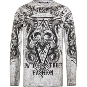 CIPO & BAXX Sweatshirt  grijs / zwart