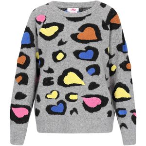 MYMO Trui  blauw / geel / grijs / oranje / pink / zwart