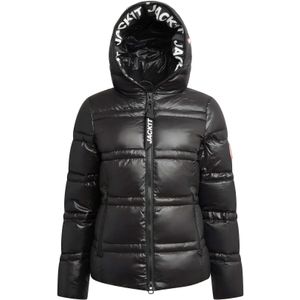 JACK1T Outdoorjas ' R4D Tramline Puffer Racer Lux '  zwart