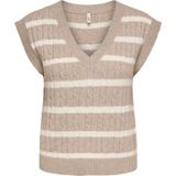 ONLY Bodywarmer 'ONLKATIA'  beige / wit
