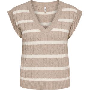 ONLY Bodywarmer 'ONLKATIA'  beige / wit